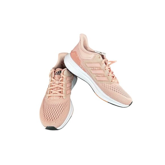 Adidas EQ21 Run Womens Sneakers 8.5 Pink Mesh Running Shoes - Picture 1 of 13